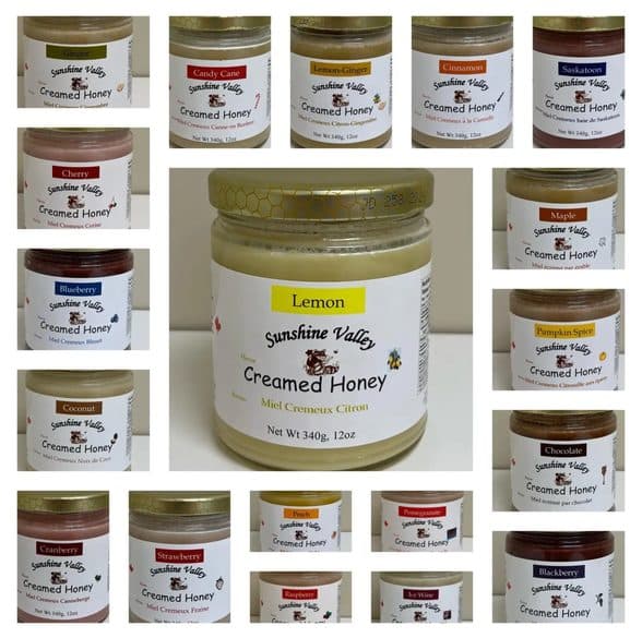 Sunshine Valley Lemon Creamed Honey – 12 oz | Miel Crémeux Citron